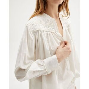 Nili Lotan White Blouse